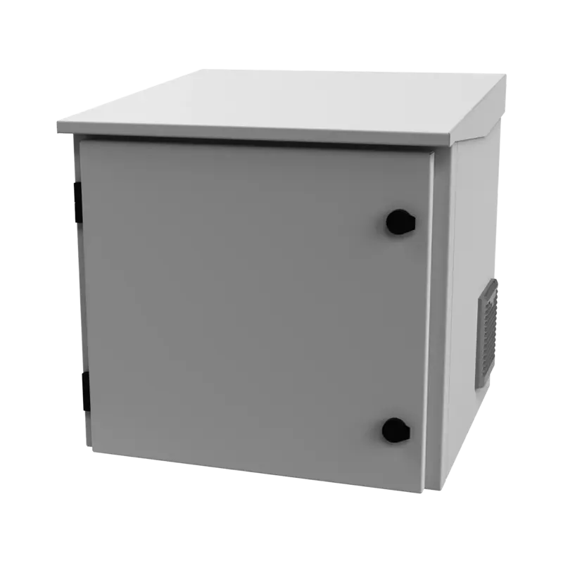 Gabinete de Exterior con Rack de 19in de 9UR con Ventiladore