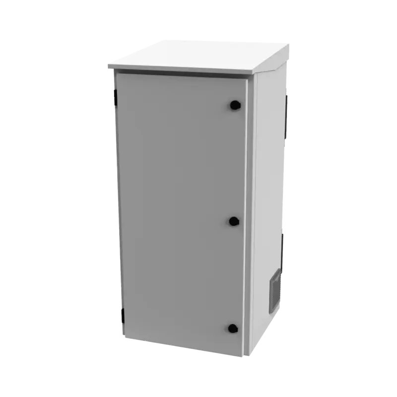 Gabinete de Exterior con Rack de 19in de 24U con Ventiladore