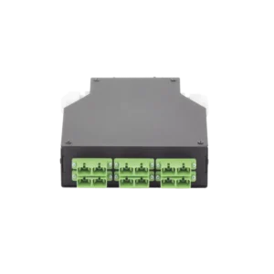 Distribuidor de Fibra Óptica para Riel Din, 6 Acop