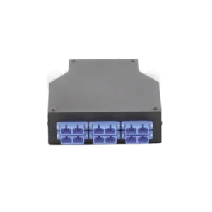 Distribuidor de Fibra óptica para Riel Din, 6 Acop