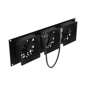 Kit de 3 Ventilador 110 Vca 12 x 12 cm con Clavija