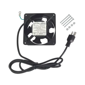 Ventilador 110 Vca de 12 x 12 cm con Cable y Clavi