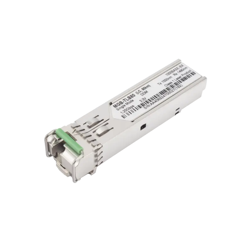 Módulo mini-GBIC SFP-Port 1000BASE-BX WDM, TX:1550nm - 80 km