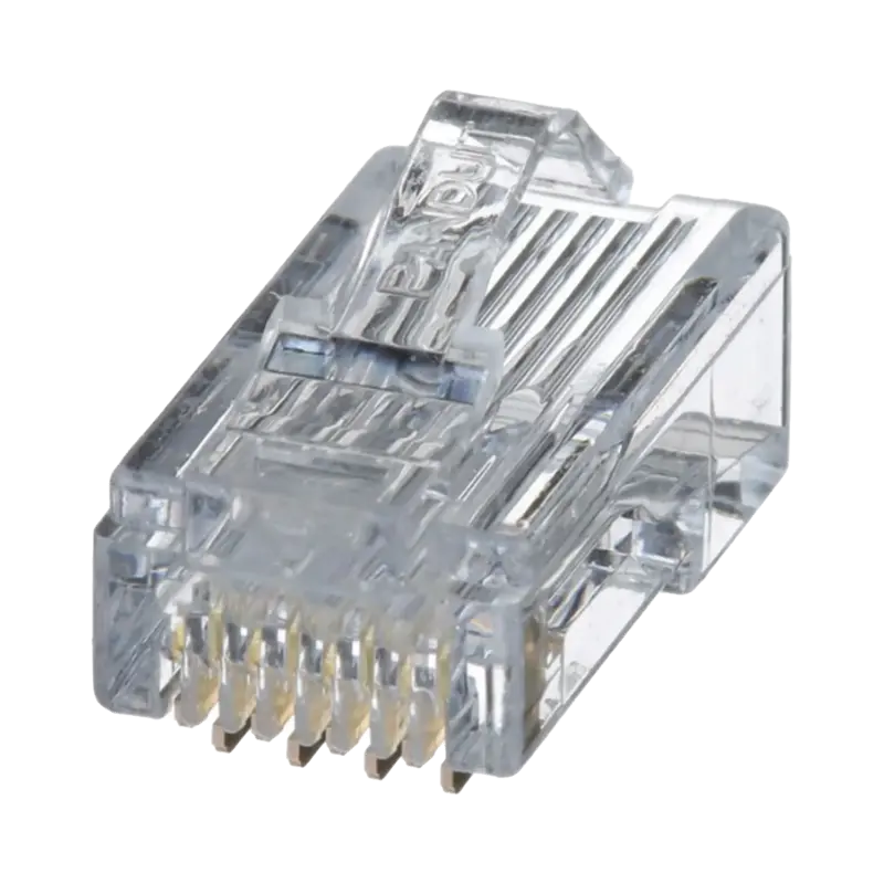 Plug RJ45 Cat5e, Para Cable UTP de Calibres 24-26