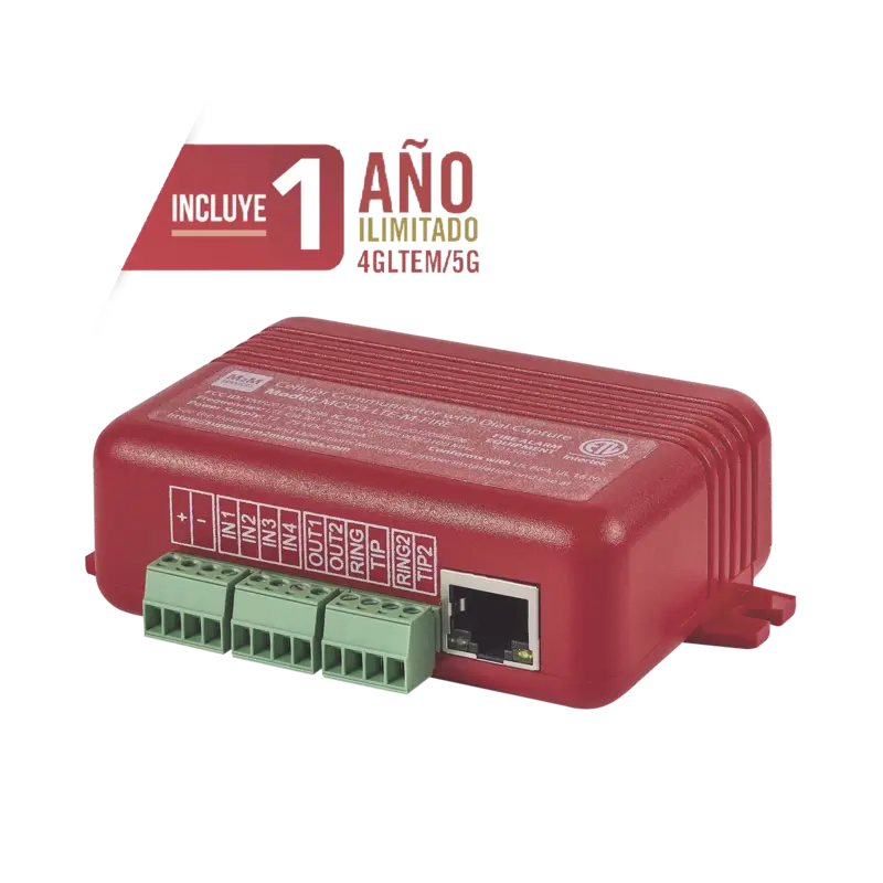 COMUNICADOR DUAL Universal para PANELES DE INCENDIO 4GLTEM -