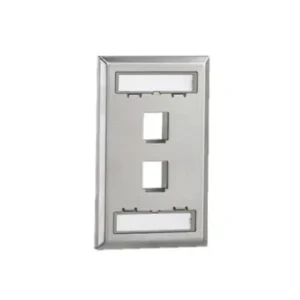 Placa de Pared Vertical, Salida Para 2 Puertos Key