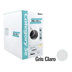 Bobina de Cable UTP 305 m. de Cobre, NetKey, Gris