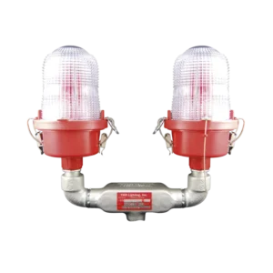 Lámpara de Obstrucción Roja Certificada/ Luz Fija
