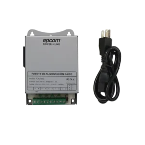 Fuente de Poder Metálica Para 4 Cámaras Ajustables