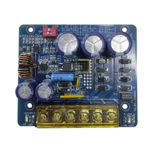 6 o 12  o 24 Vcc @ 4 A Fuente tipo tarjeta/ 1 sali