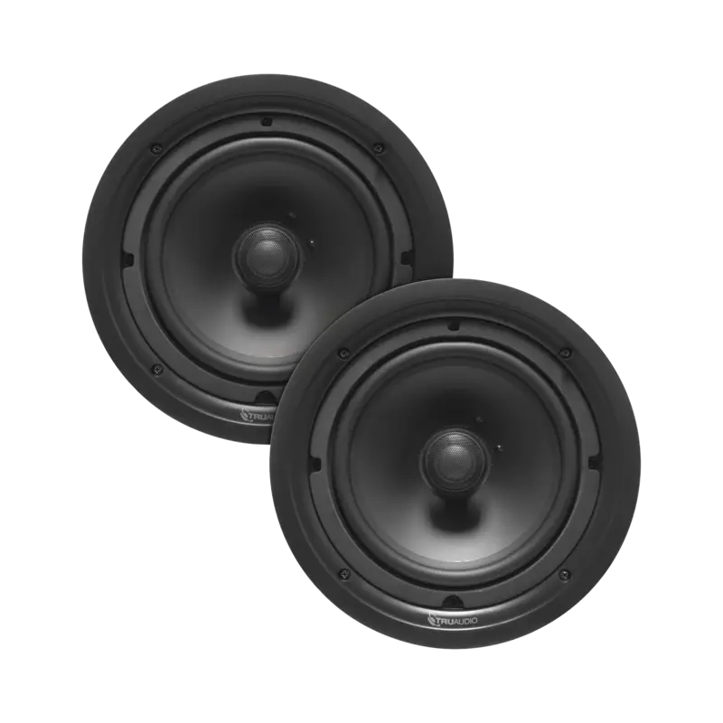 Par de altavoces de techo de 2 vías - woofer de 8in - 120 wa