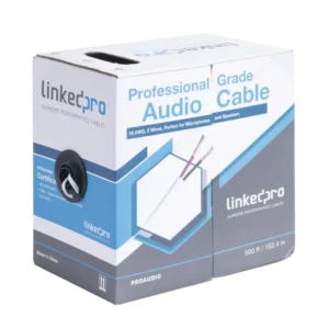 Cable para audio profesional de 2 conductores cali