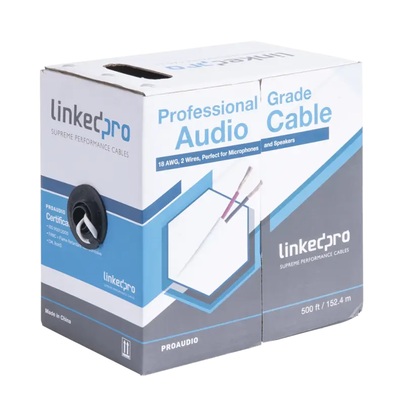 Cable para audio profesional de 2 conductores cali