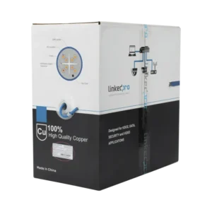 Bobina de cable de 305 metros Cat6+, CMR, CALIBRE