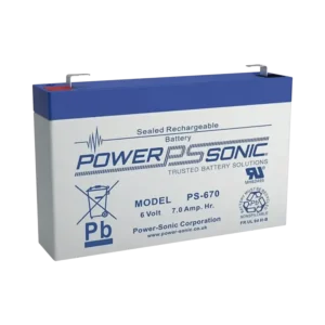 Batería 6V, 7AH, Para Respaldo, Tecnologías AGM/VR