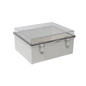 Gabinete Plástico ABS, Puerta Transparente, Uso en