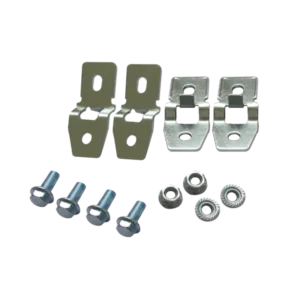 Juego de 4 Pestañas Metálicas para Fijación a Pare