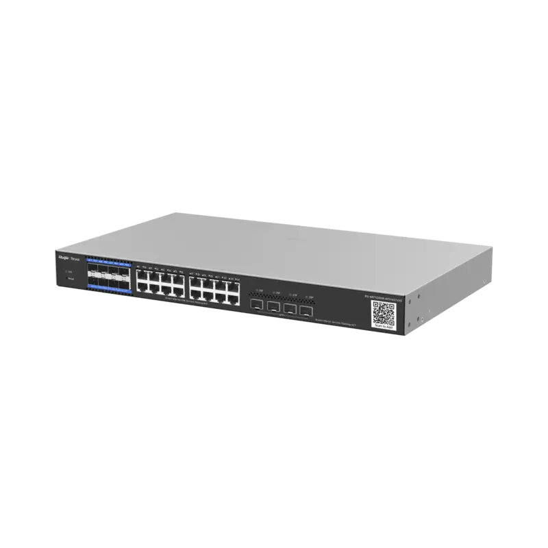 e-Lighten OLT - Switch Hibrido, Capa 3 con 8 Puertos PON 1G,