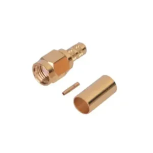Conector SMA Macho Inverso de anillo plegable para