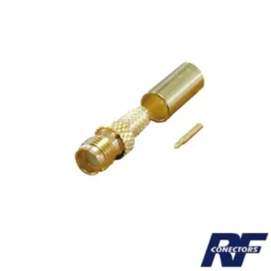Conector SMA hembra inverso de anillo plegable par