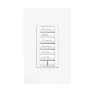 RadioRA2 Teclado seetouch 6 botones, 2 botones sub