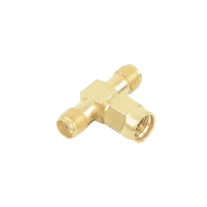 Adaptador en T, de Conector SMA Macho a Doble SMA