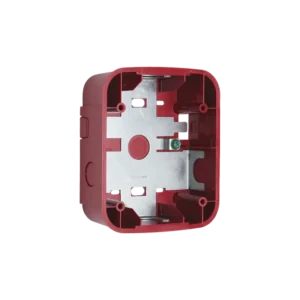 Caja de Montaje en Pared, para Sirena, Color Rojo,