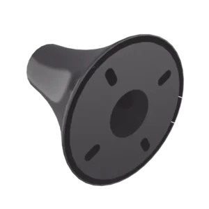 Base de suelo a techo con tapa de plástico para mo