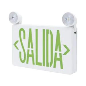 Letrero de Emergencia LED DUAL de SALIDA con Luz d