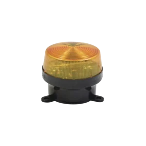 Mini estrobo color Amber con montaje de pestaña.