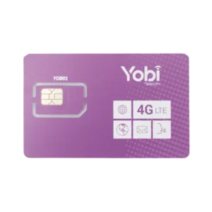 SIM Yobi para dispositivos móviles 3G/4G con recar