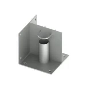 Base de piso o esquina para mástil de 2in