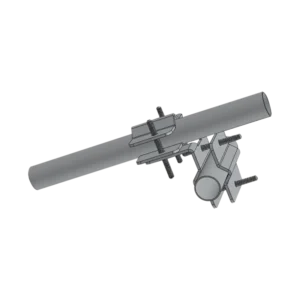 Herraje Adaptador Cruzado para Mástil para Diámetr