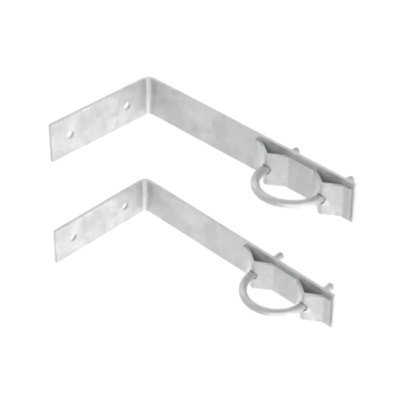 Juego de 2 Herrajes de Pared para Sujeci