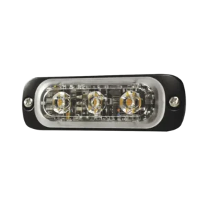 Luz Auxiliar de 3 LED, Ambar, SAE, 12-24 Vcd, Lent