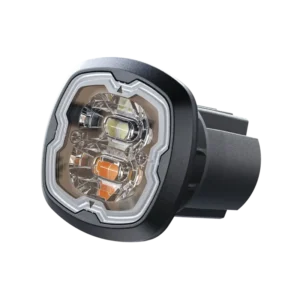 Estrobo Oculto, 6 LED, rojo/azul, SAE Clase I, Emp