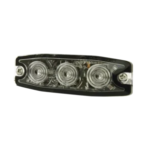 Luz Auxiliar de 3 LED, ámbar, SAE Clase I, Lente t