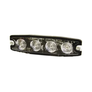 Luz Auxiliar de 4 LED, ámbar, SAE Clase I, Lente t