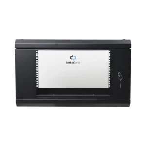 Gabinete de Pared de 6U con Puerta de Cristal Temp
