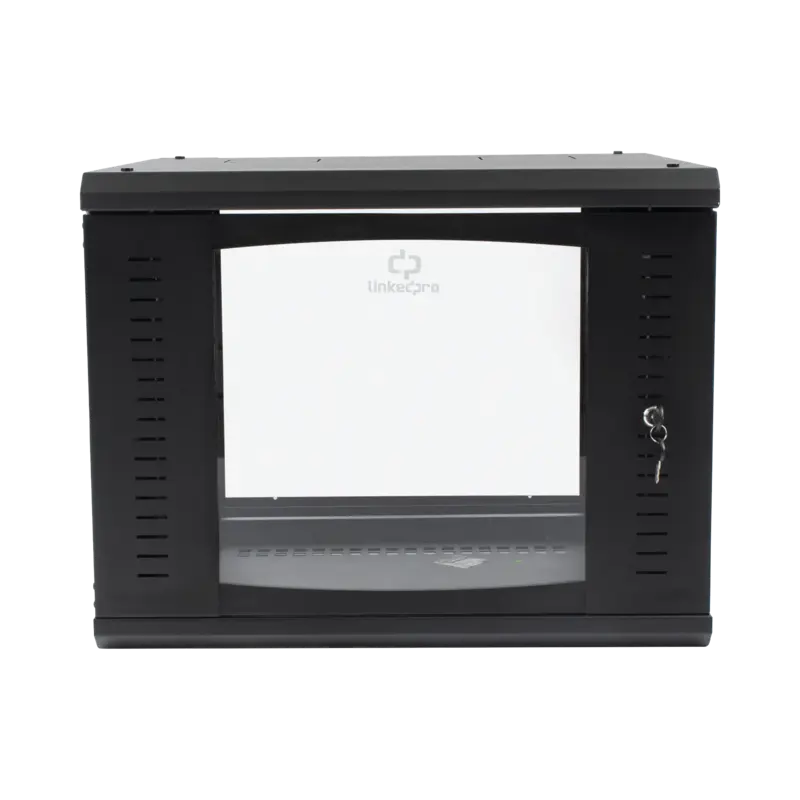 Gabinete Abatible de Pared Con Marco Trasero con Rack 19in d