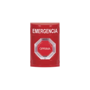 Botón de Emergencia, Texto en Español, C