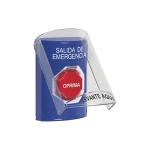 Botón de Salida de Emergencia, Texto en