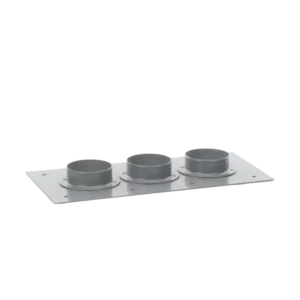 Placa Pasamuros Con Capacidad de 3 Botas de 4in