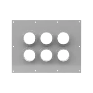 Placa Pasamuro Con Capacidad de 6 Botas de 4in