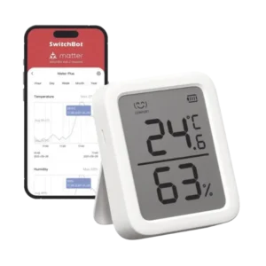 Medidor de temperatura y humedad Datos en pantalla