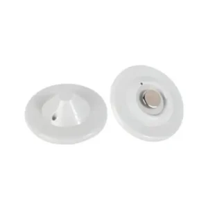 Paquete 100 pzas Tags Para Ropa Tipo Mini UFO Gris