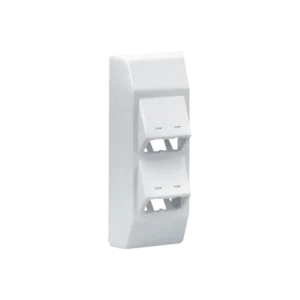 Soporte Con 4 Puertos Mini-Com, Con Bisagras de In