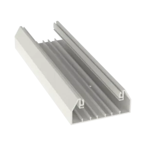 Base para canaleta T-70, de PVC rígido, con orific