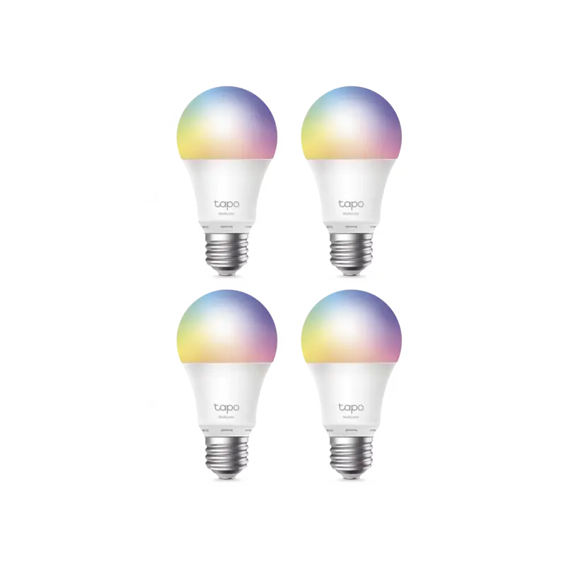 Kit 4 Focos WIFI Multicolor, Intensidad y Color Regulables,