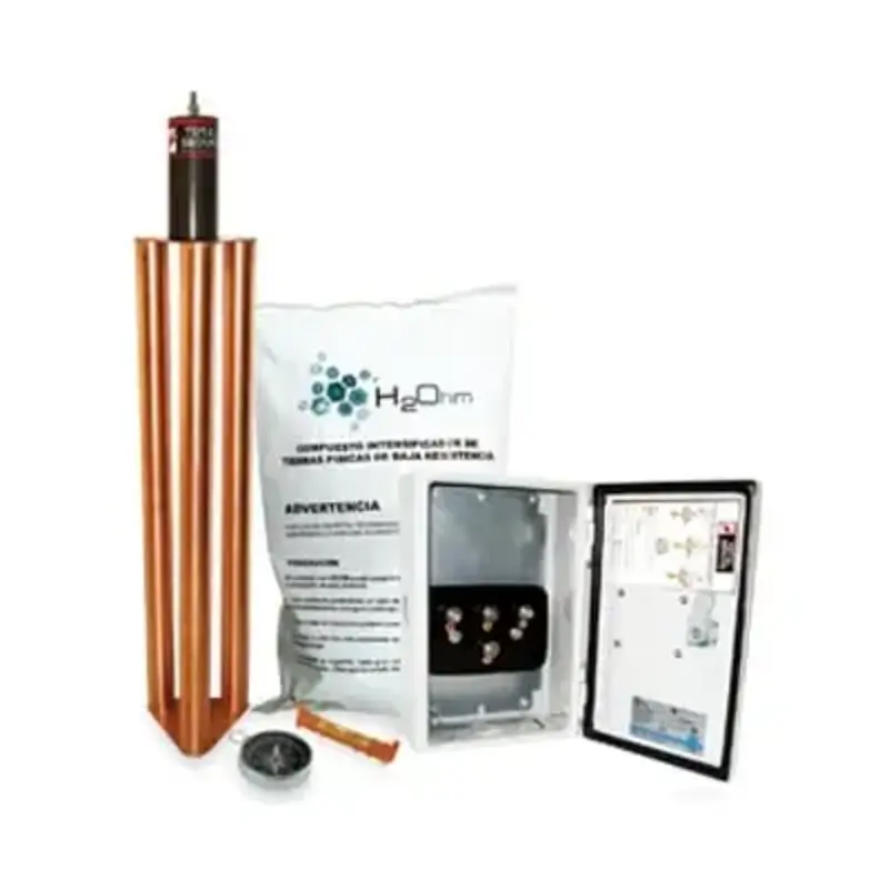 Kit de puesta a tierra de 100 Amperes con Electrod